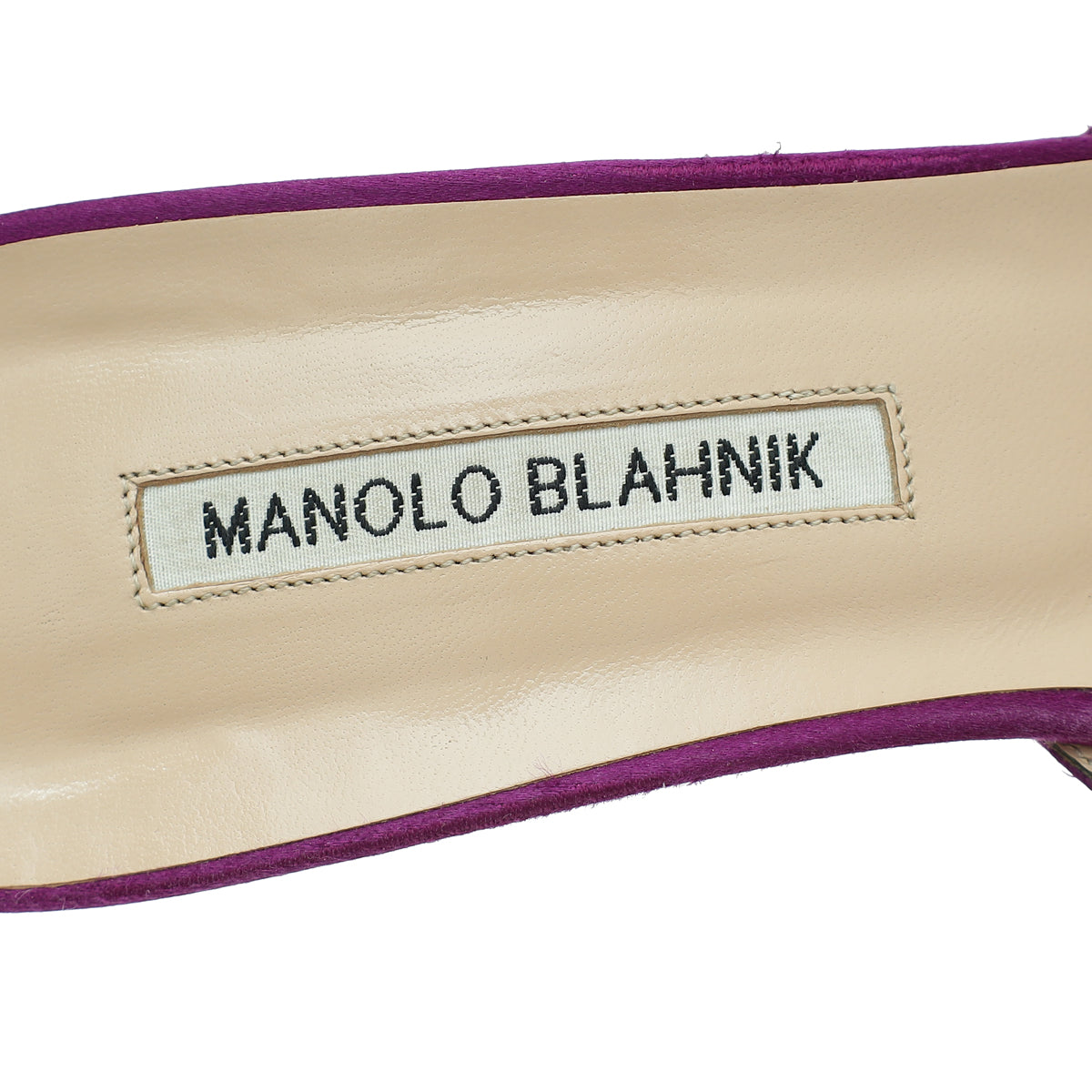 Manolo Blahnik Violet Hangisi Mules 41.5