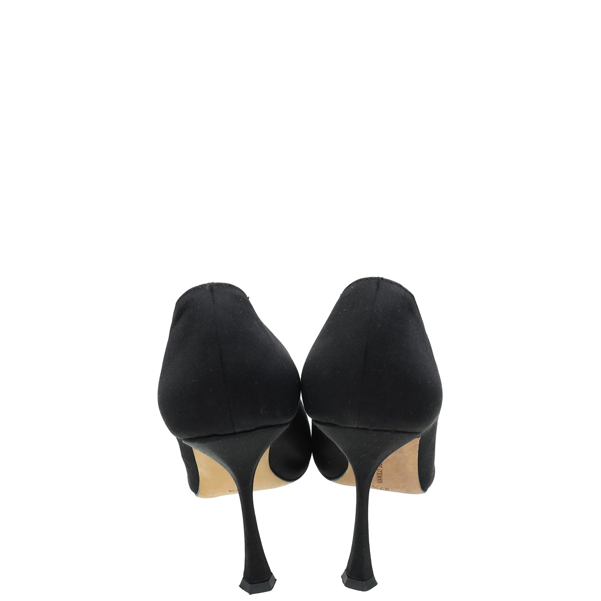 Manolo Blahnik Black Maida 90 Embellished Pump 37.5