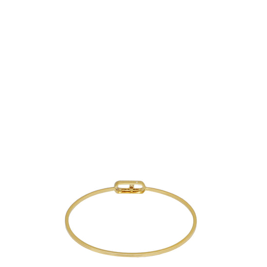 Messika 18K Yellow Gold Diamond Move Uno Pave Flex Small Bracelet