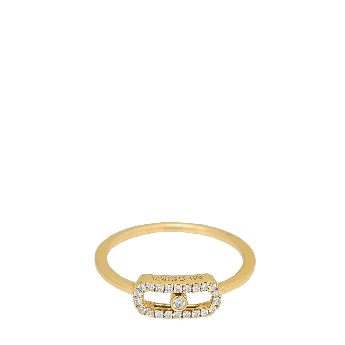 Messika 18K Yellow Gold Diamond Move Uno Ring 50-Messika-THE CLOSET