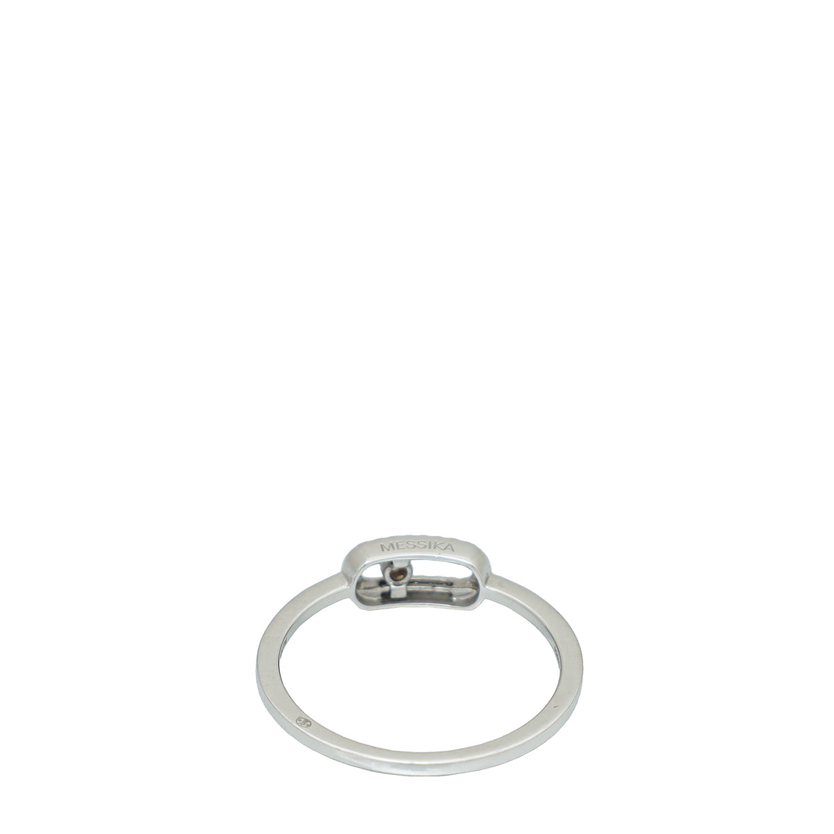 Messika 18K White Gold Diamond Move Uno Ring (56-57)-Messika-THE CLOSET