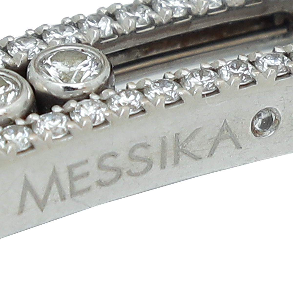 Messika 18K White Gold Baby Move Pavé Diamond Bracelet-Messika-THE CLOSET