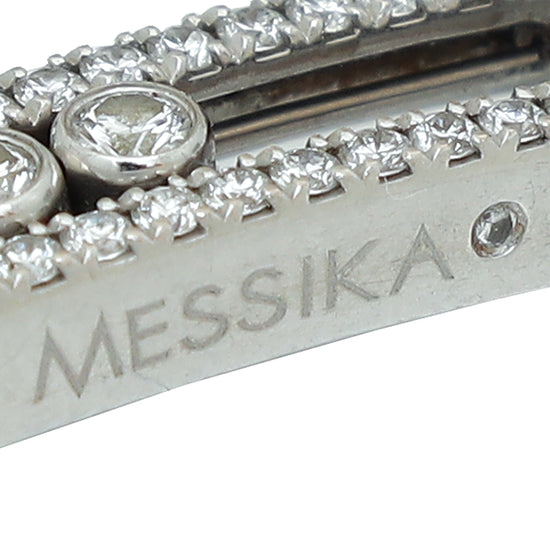 Messika 18K White Gold Baby Move Pavé Diamond Bracelet-Messika-THE CLOSET