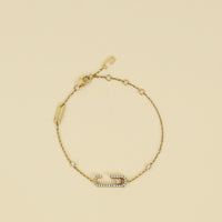 Messika 18K Yellow Gold Diamond Move Addiction by Gigi Hadid Pave Bracelet