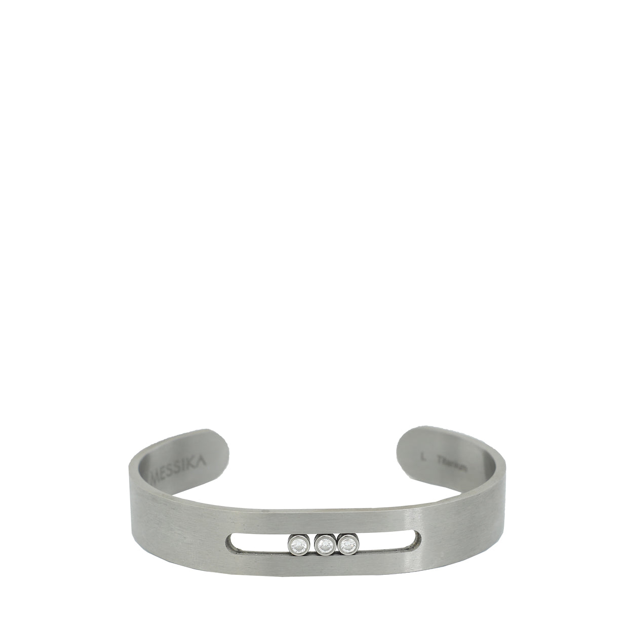Messika Titanium Naturel Diamonds Move Bangle-Messika-THE CLOSET