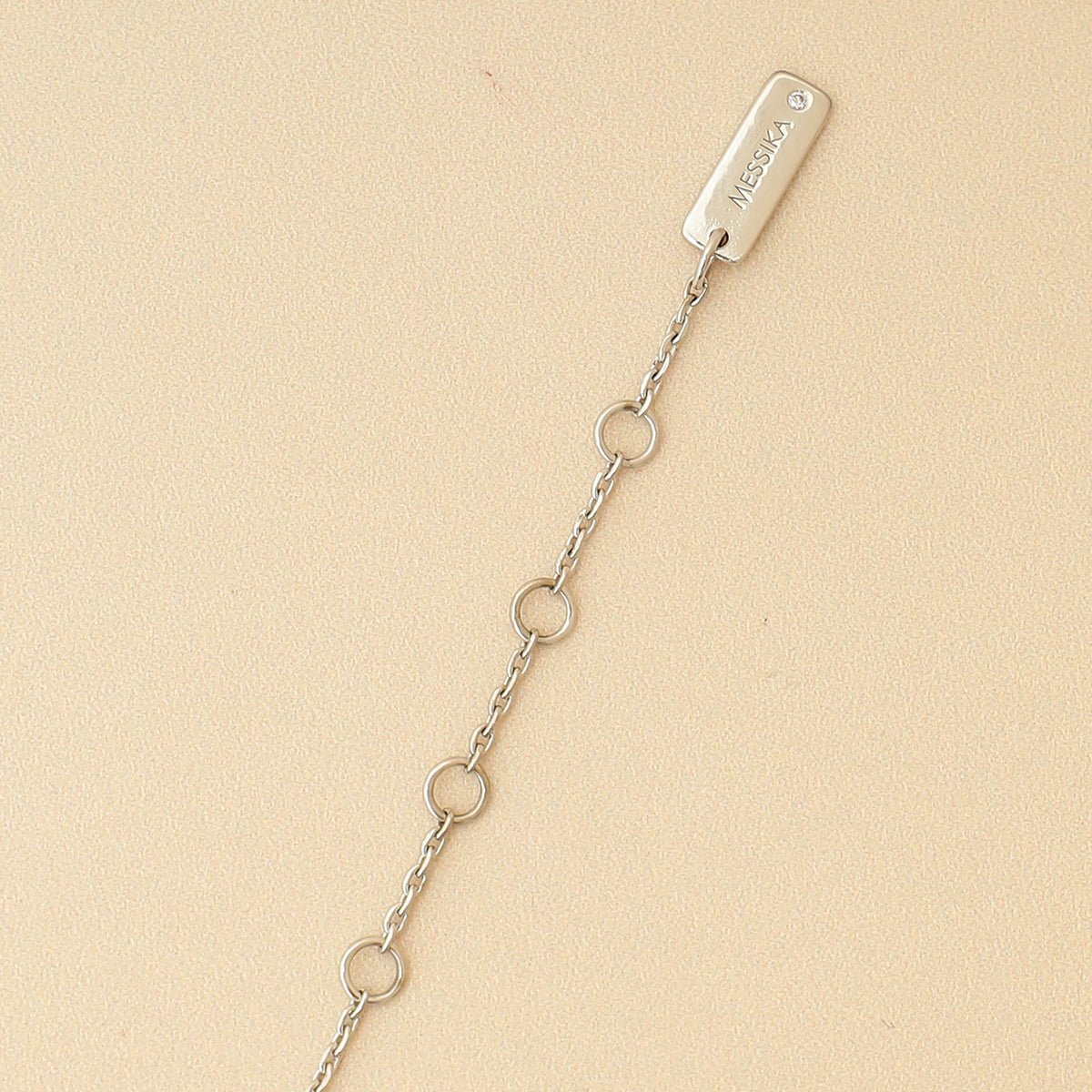 Messika 18K White Gold Lucky Eye Pave Diamond Bracelet-Messika-THE CLOSET