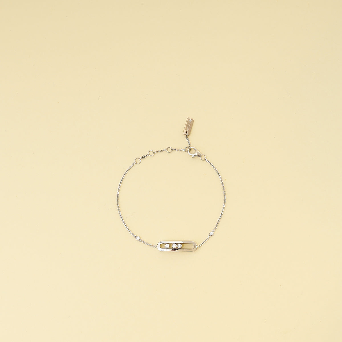 Messika 18K White Gold Diamonds Baby Move Bracelet-Messika-THE CLOSET