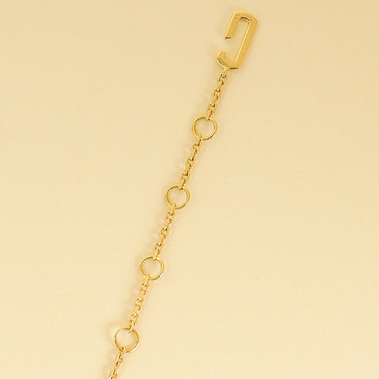 Messika 18K Yellow Gold Diamond Move Addiction by Gigi Hadid Pave Bracelet