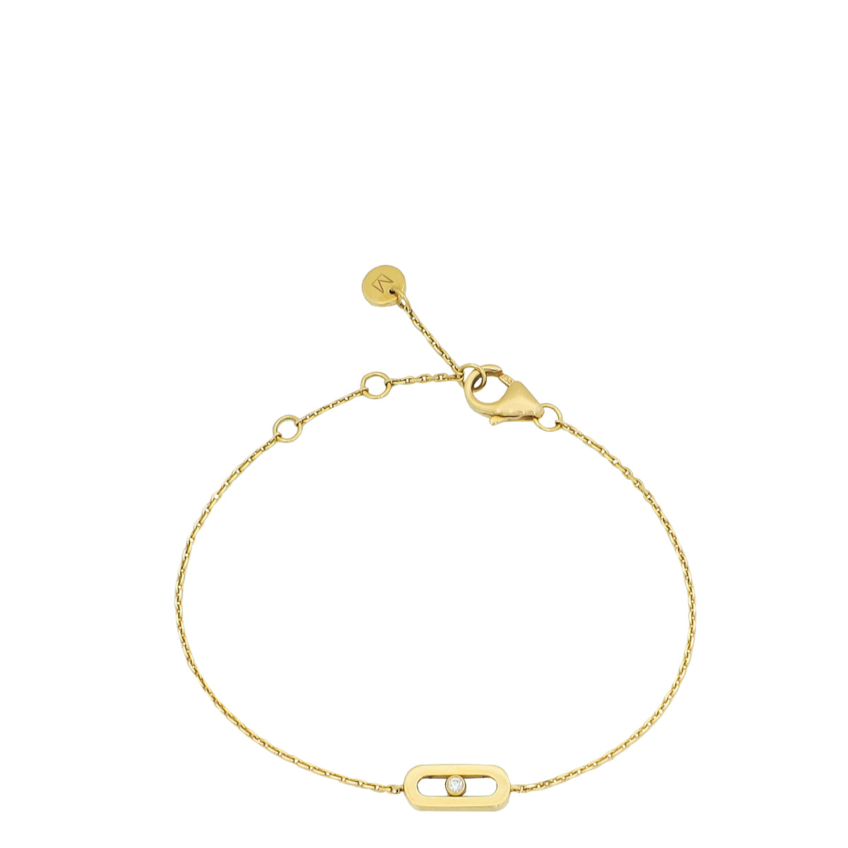 Messika 18K Yellow Gold Diamond CARE(S) Bracelet