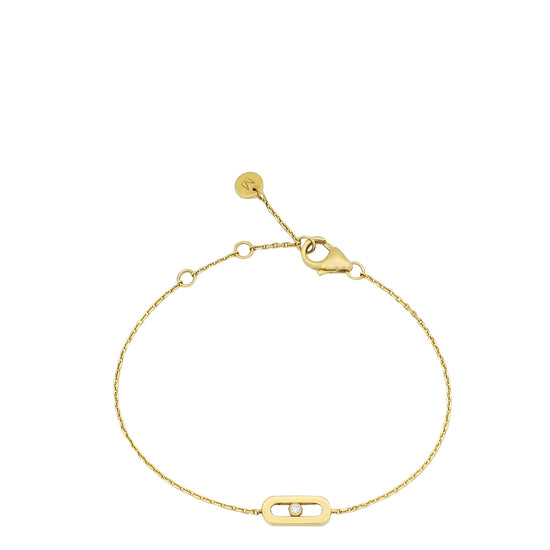 Messika 18K Yellow Gold Diamond CARE(S) Bracelet