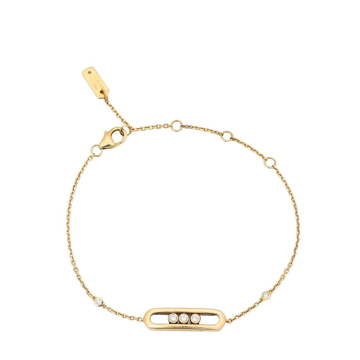 Messika 18K Rose Gold Diamond Baby Move Bracelet – THE CLOSET