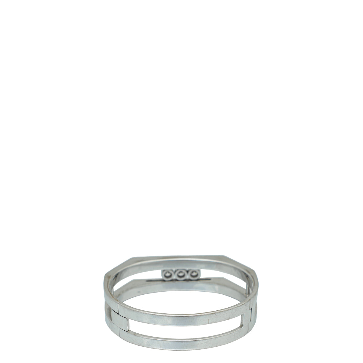 Messika 18K White Gold Move Pei Pavé Cuff Diamond Bracelet-Messika-THE CLOSET