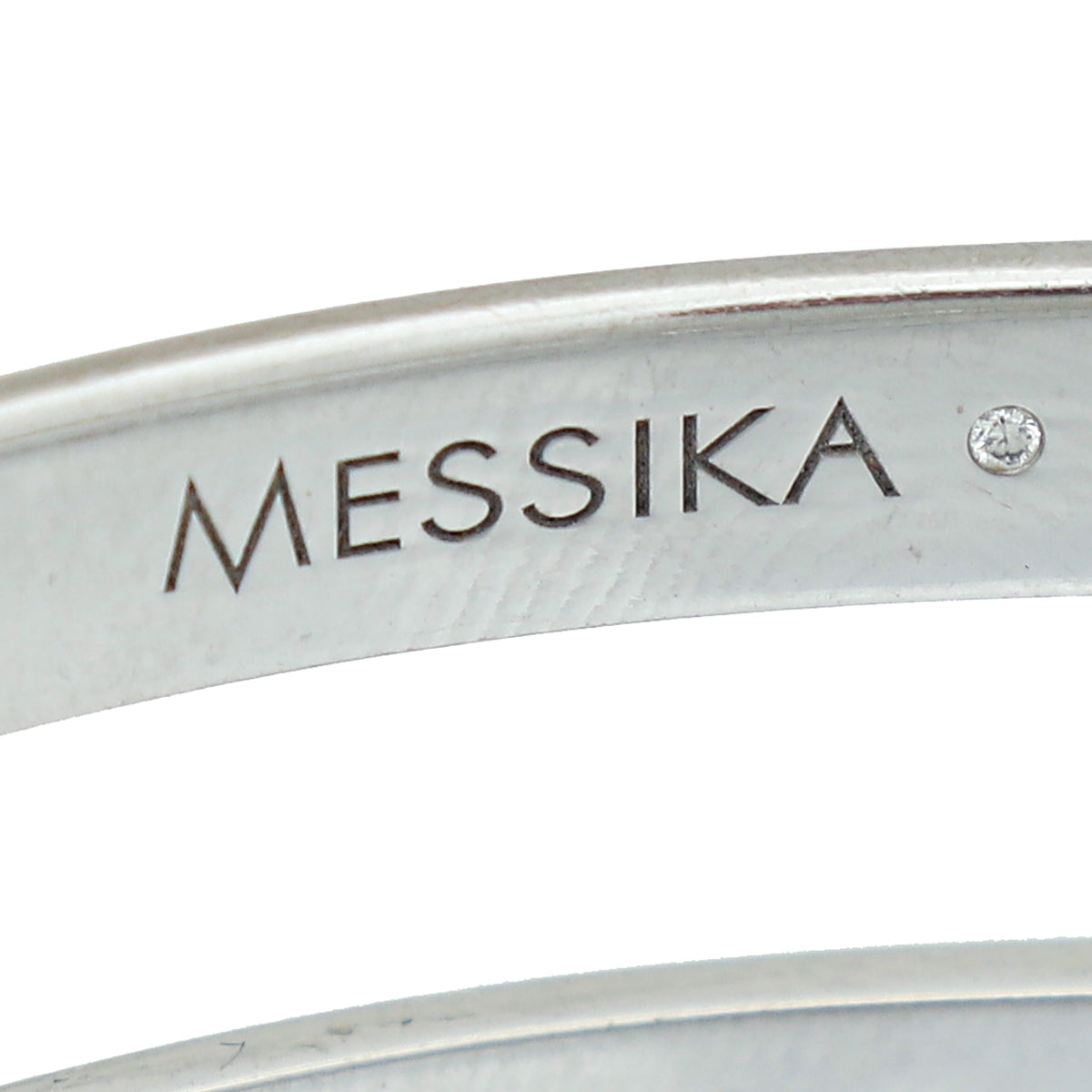 Messika 18K White Gold Move Pei Pavé Cuff Diamond Bracelet