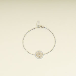 Messika 18K White Gold Diamond Lucky Move Bracelet