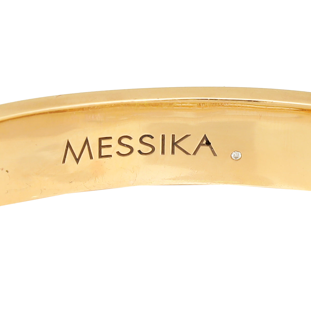 Messika 18K Pink Gold Noa Full Pave Diamond Small 8mm Bangle