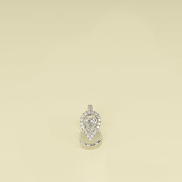 Messika 18K White Gold Diamond My Twin Single Top Clip Earring