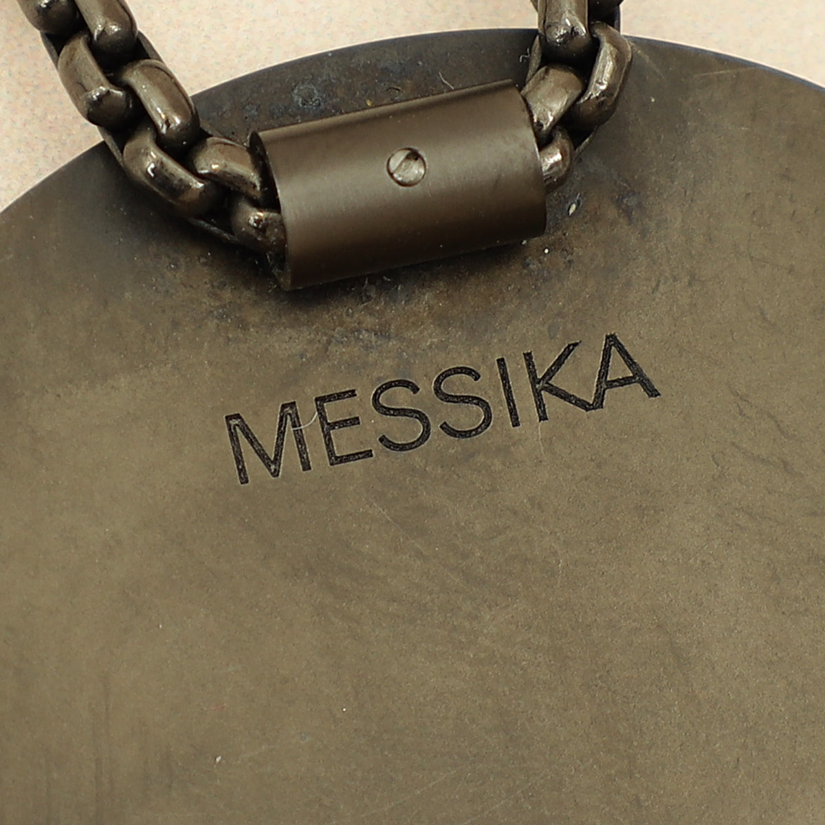 Messika Titanium Graphite Move LM Pendant Men's 27mm Necklace-Messika-THE CLOSET
