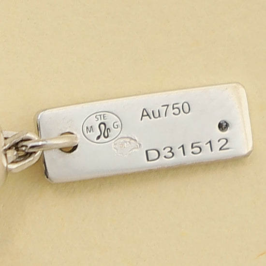 Messika 18K White Gold Lucky Move Diamond and Onyx Necklace-Messika-THE CLOSET