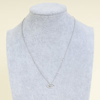 Messika Lucky Eye Pavé Necklace
