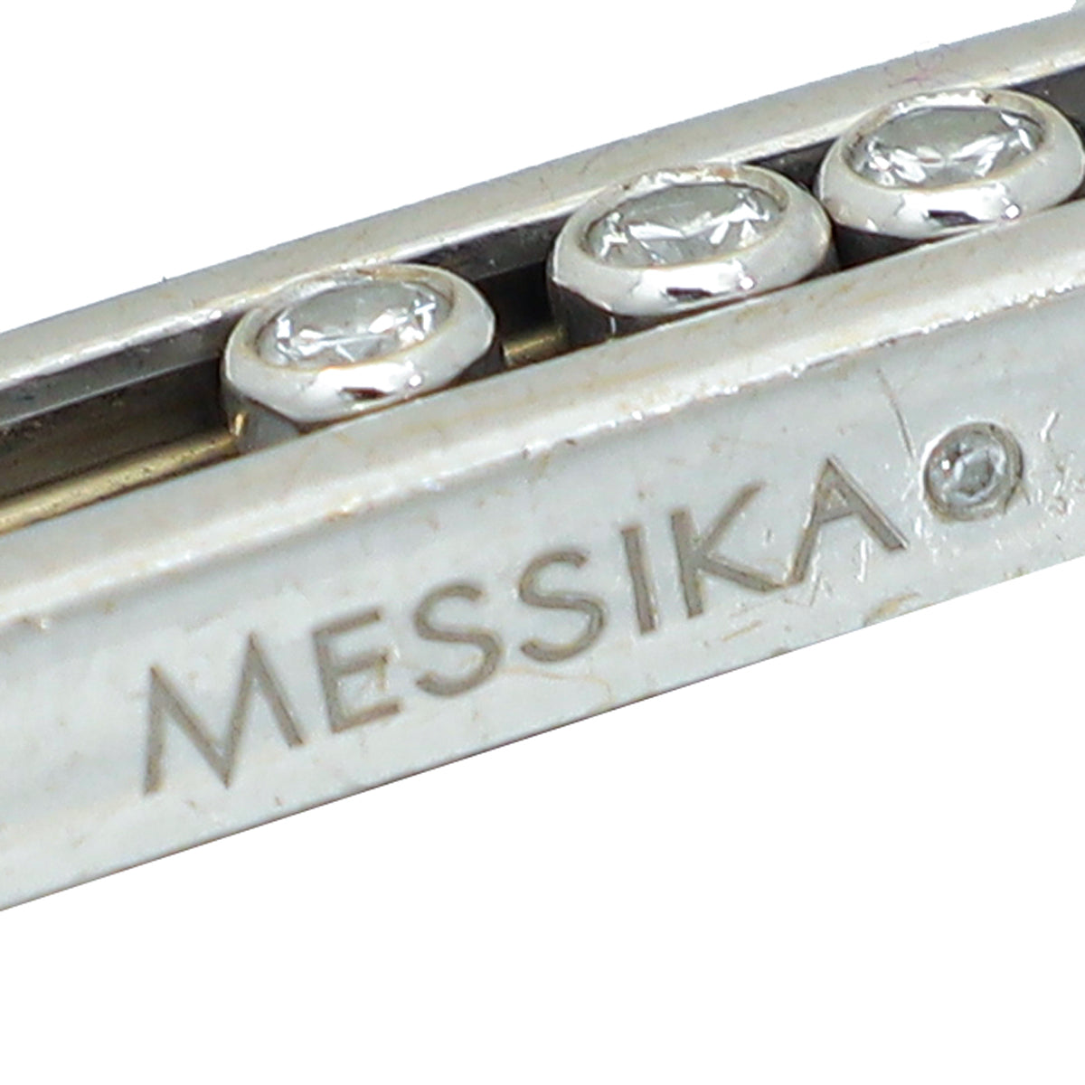 Messika 18K White Gold Diamond Baby Move Necklace