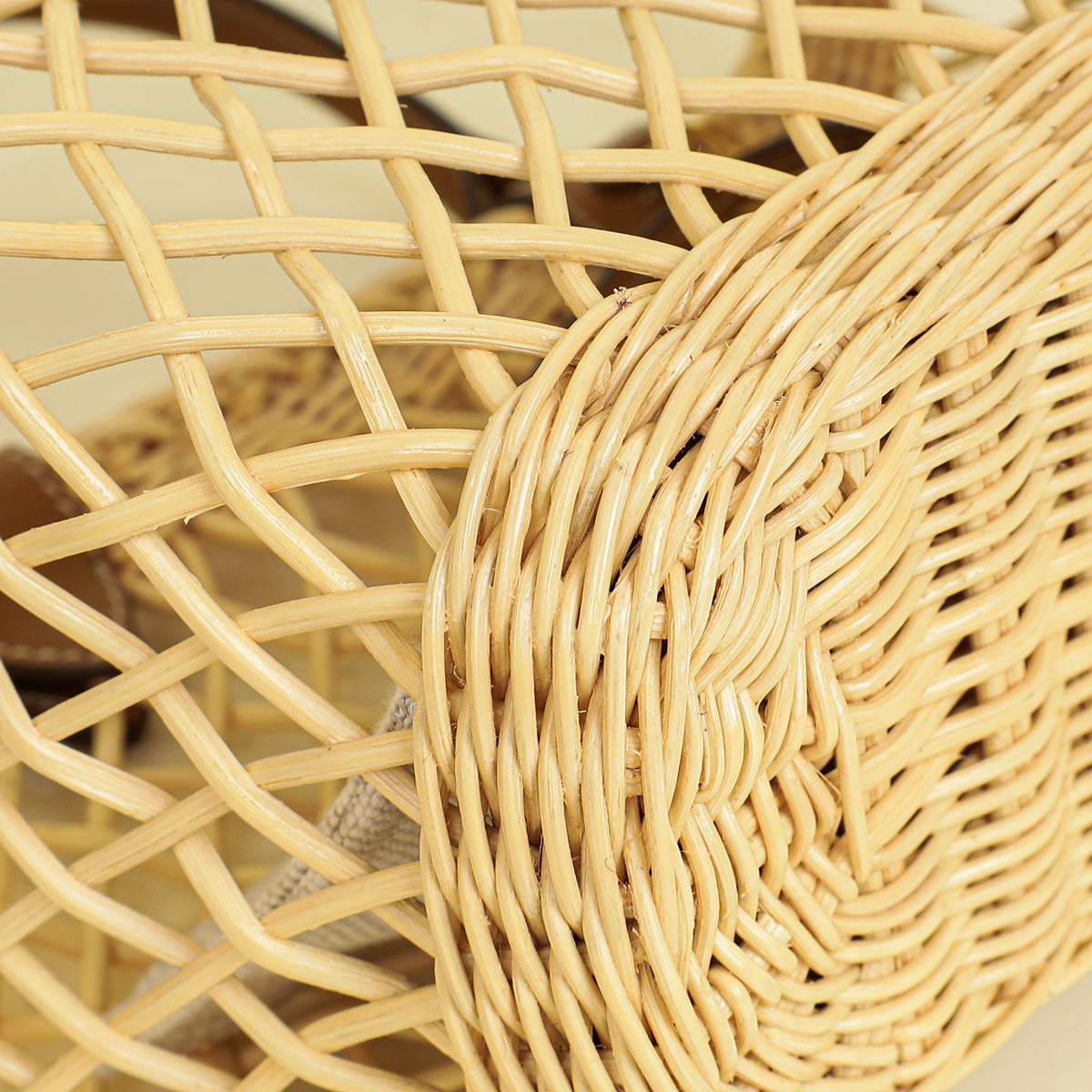 Miu Miu Bicolor Woven Fabric Bag