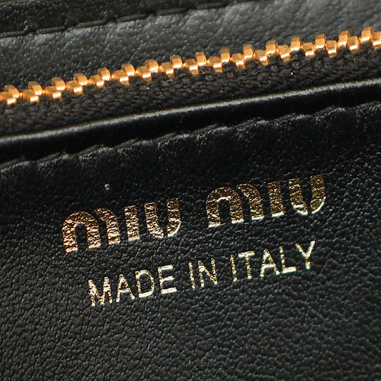 Load image into Gallery viewer, Miu Miu Black Crocodile Embossed Clutch Bag-MIU MIU-THE CLOSET
