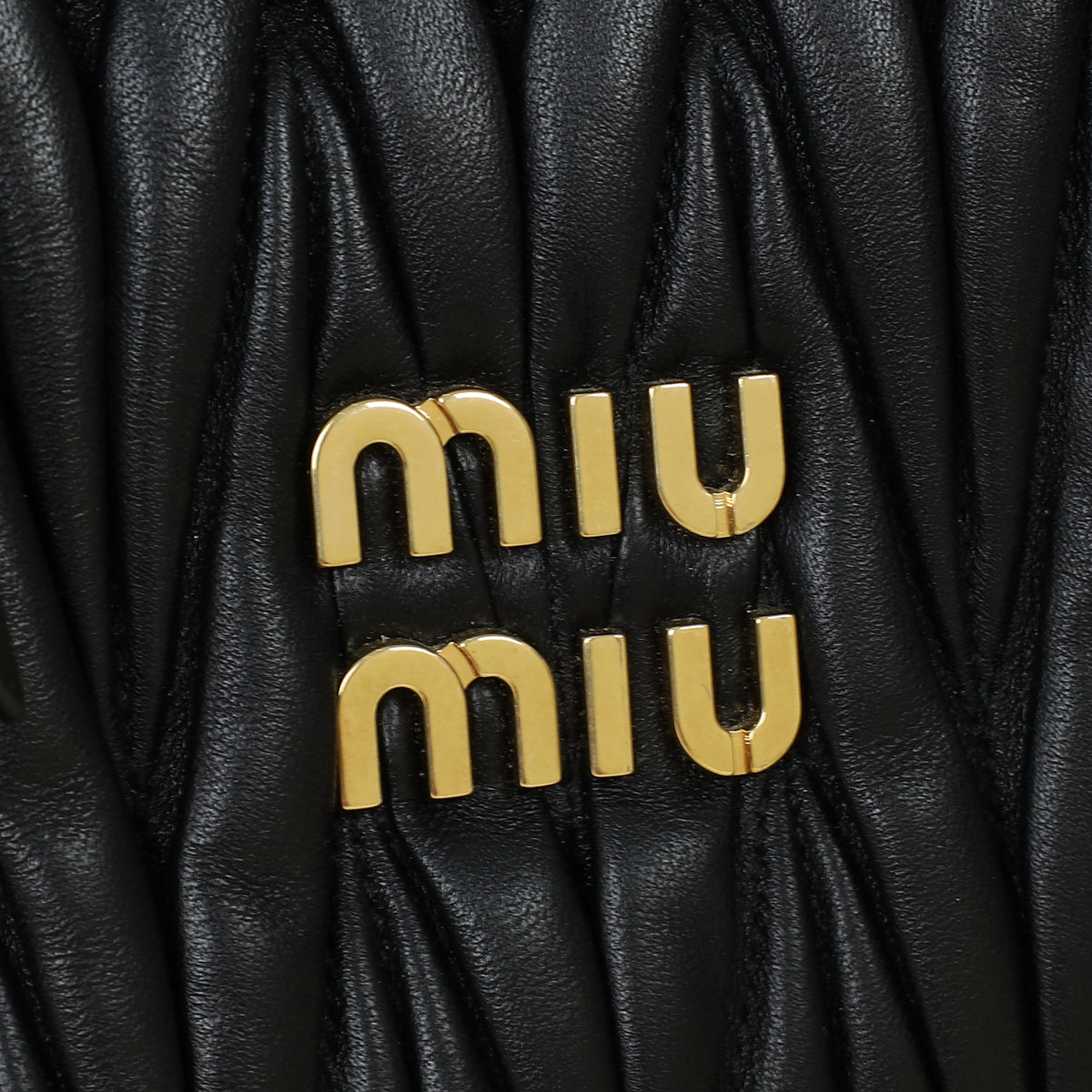 Miu Miu Black Wander Hobo Bag