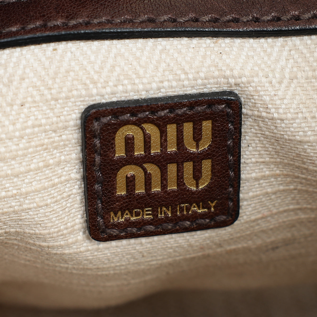 Miu Miu Briarwood Aventure Nappa Bag