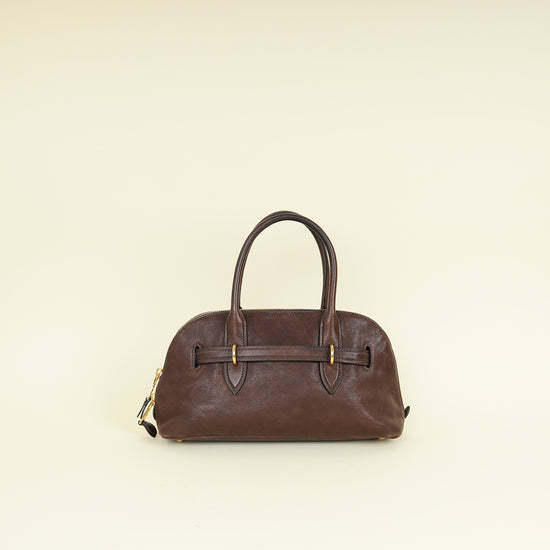 Miu Miu Briarwood Aventure Nappa Top-Handle Briarwood Regular Bag