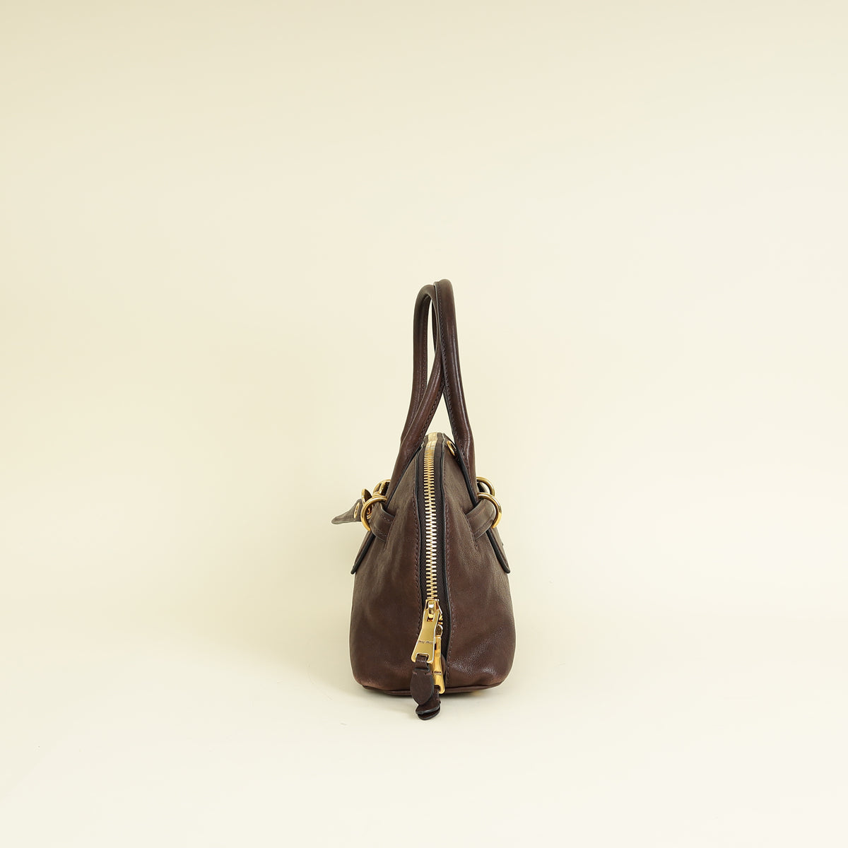 Miu Miu Briarwood Aventure Nappa Top-Handle Briarwood Regular Bag