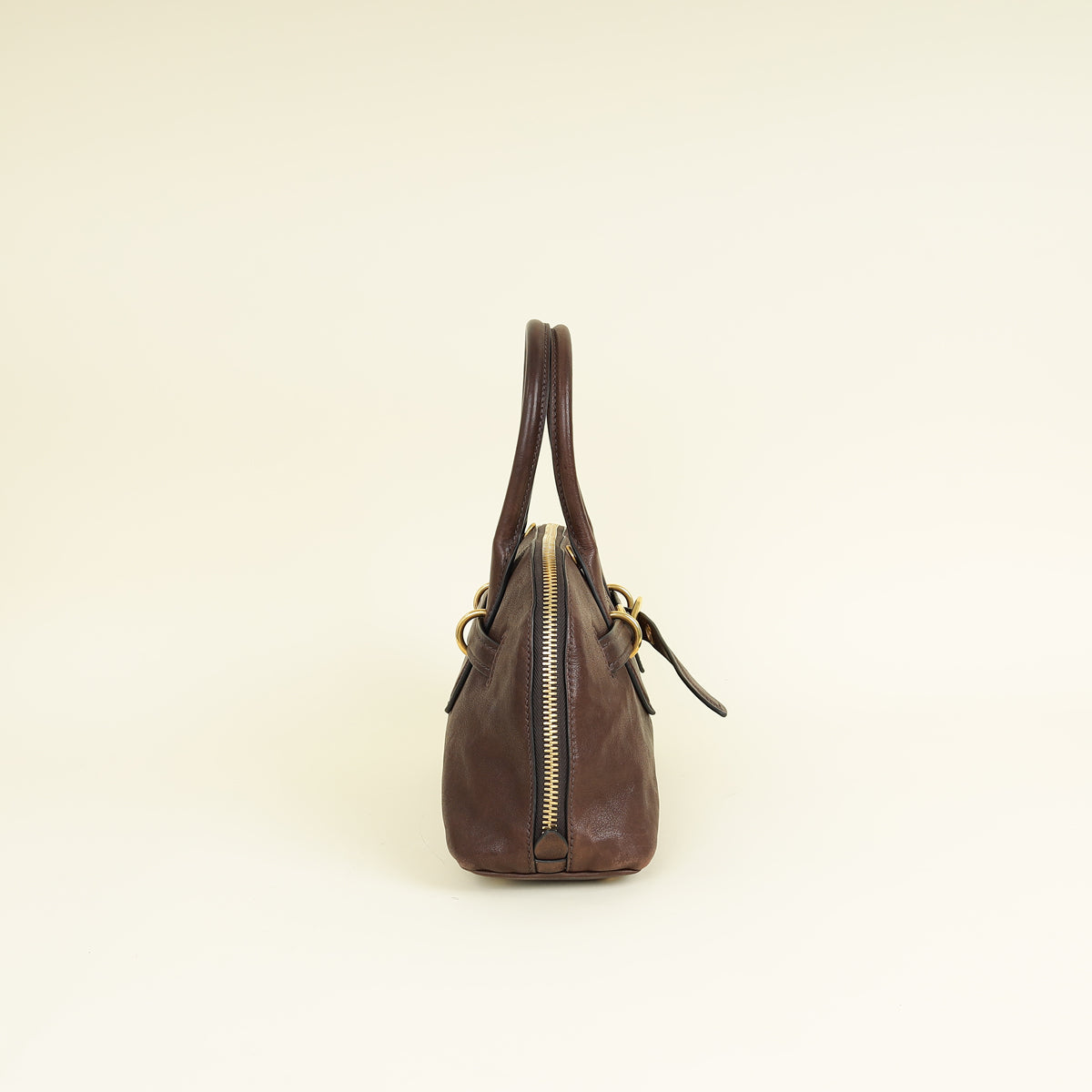 Miu Miu Briarwood Aventure Nappa Top-Handle Briarwood Regular Bag