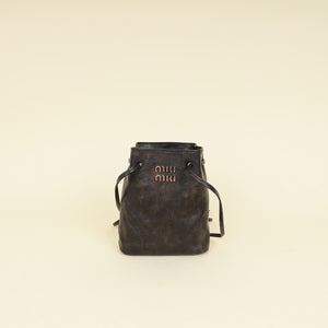 Miu Miu Bicolor Aviator Bucket Bag