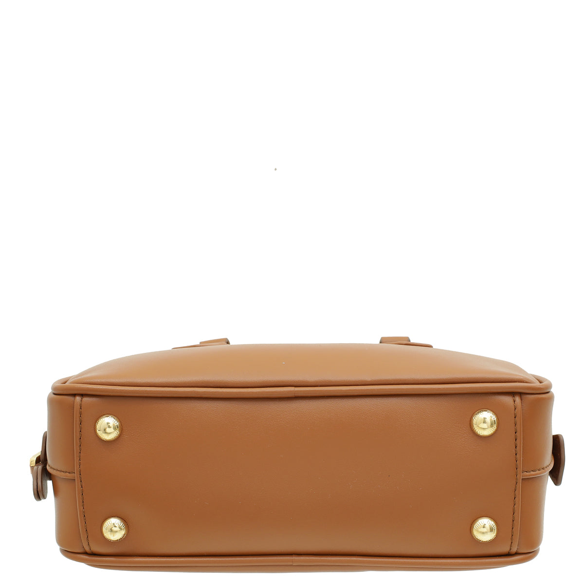 Miu Miu Cognac Arcadie Soft Padded Bag