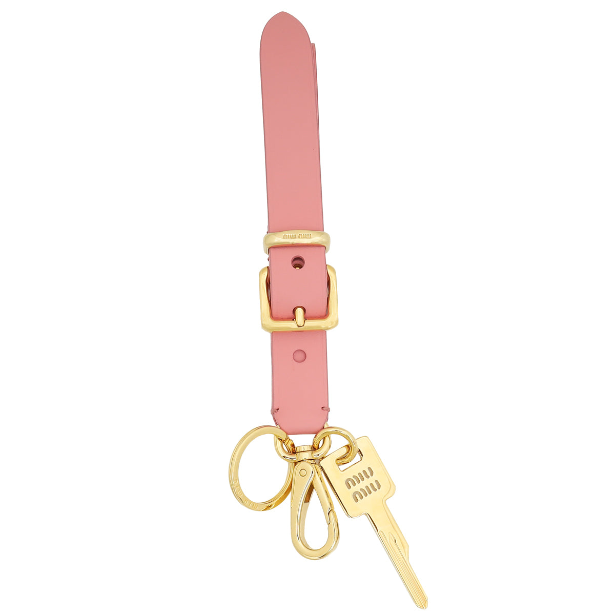 Miu Miu Pink Beau Key Ring-MIU MIU-THE CLOSET