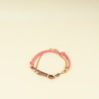 Miu Miu Bicolor, Cord and Metal Trick Keyring