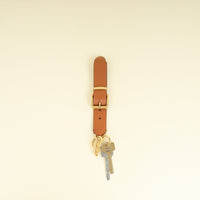 Miu Miu Cognac Buckle Keyring