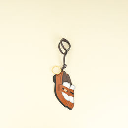 Miu Miu Brown Multicolor Penny Loafer Keychain Trick