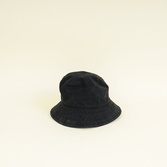 Miu Miu Black Logo Bucket Small Hat