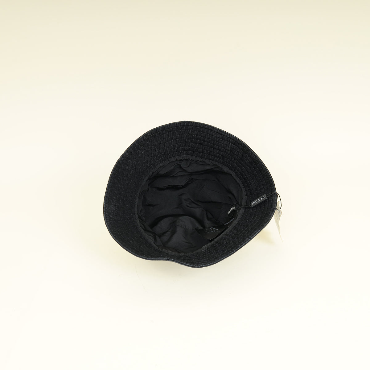 Miu Miu Black Logo Bucket Small Hat