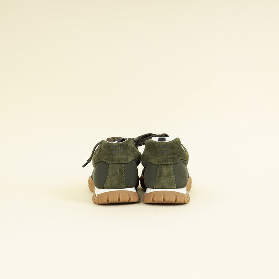 Miu Miu Loden Green Tyre Technical Sneakers 38
