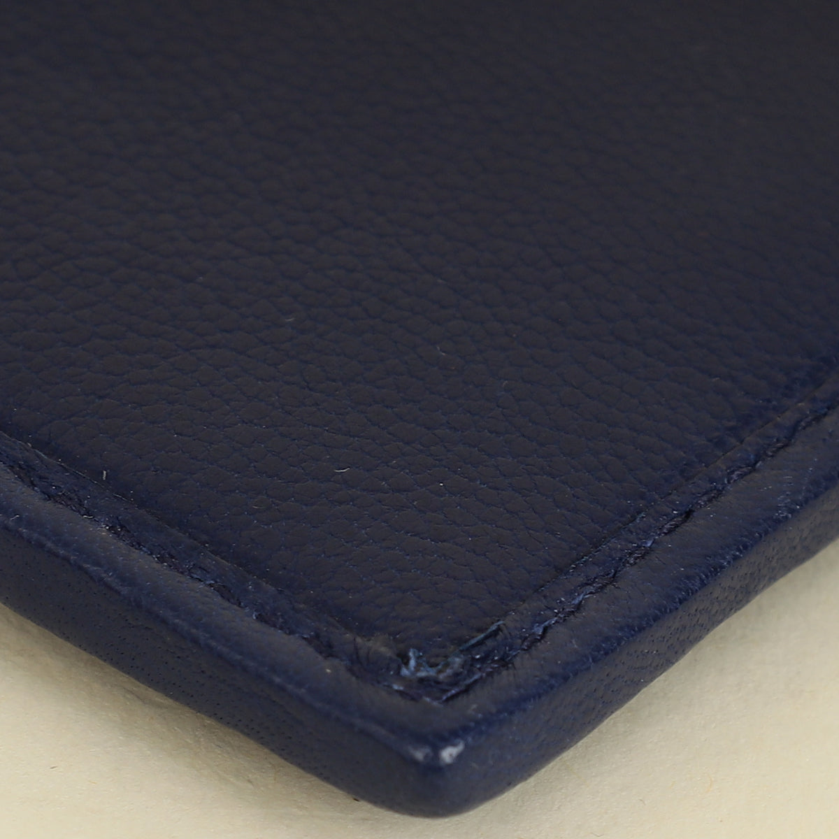 Miu Miu Navy Matelassé Card Holder-MIU MIU-THE CLOSET