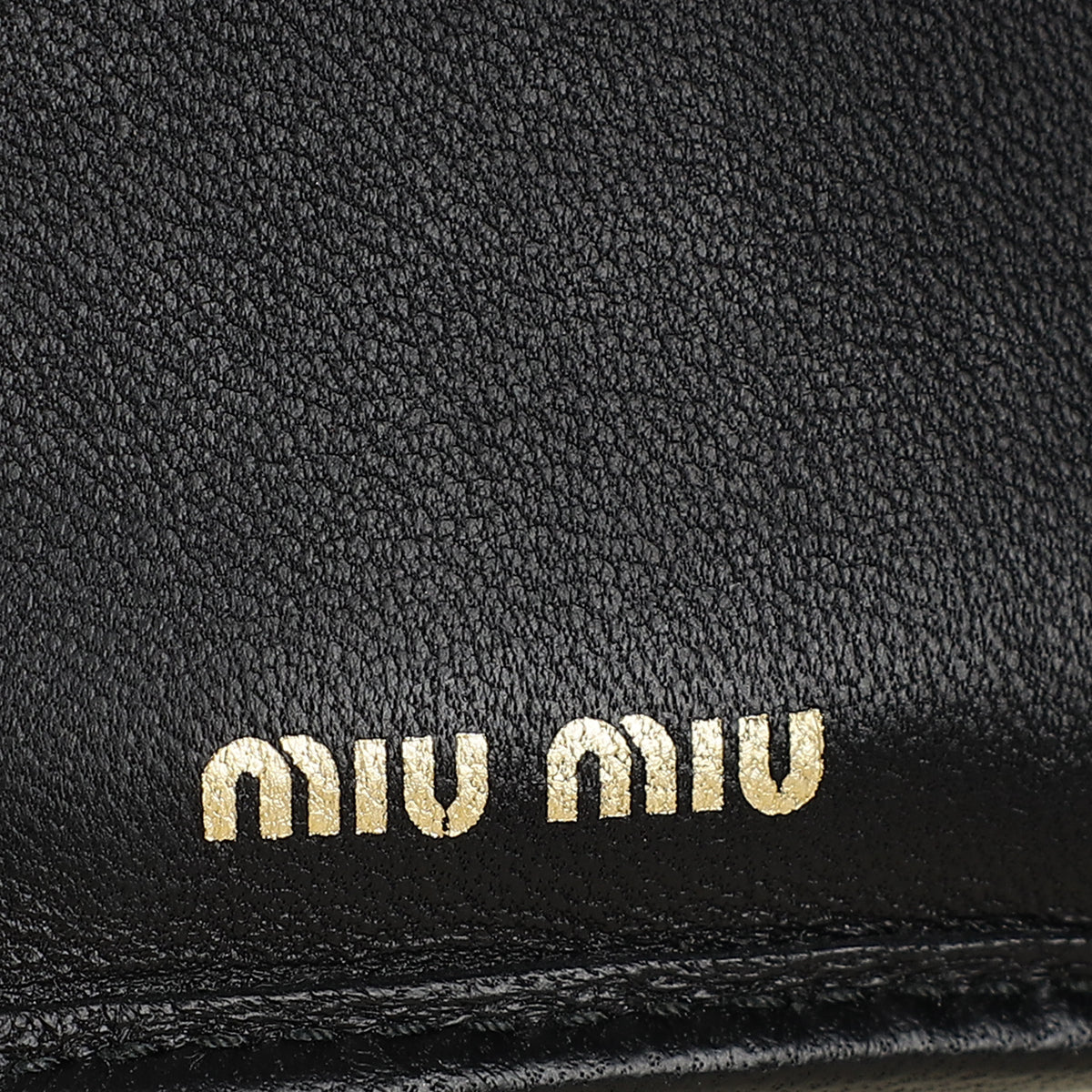 Miu Miu Black Small Matelassé Wallet-MIU MIU-THE CLOSET