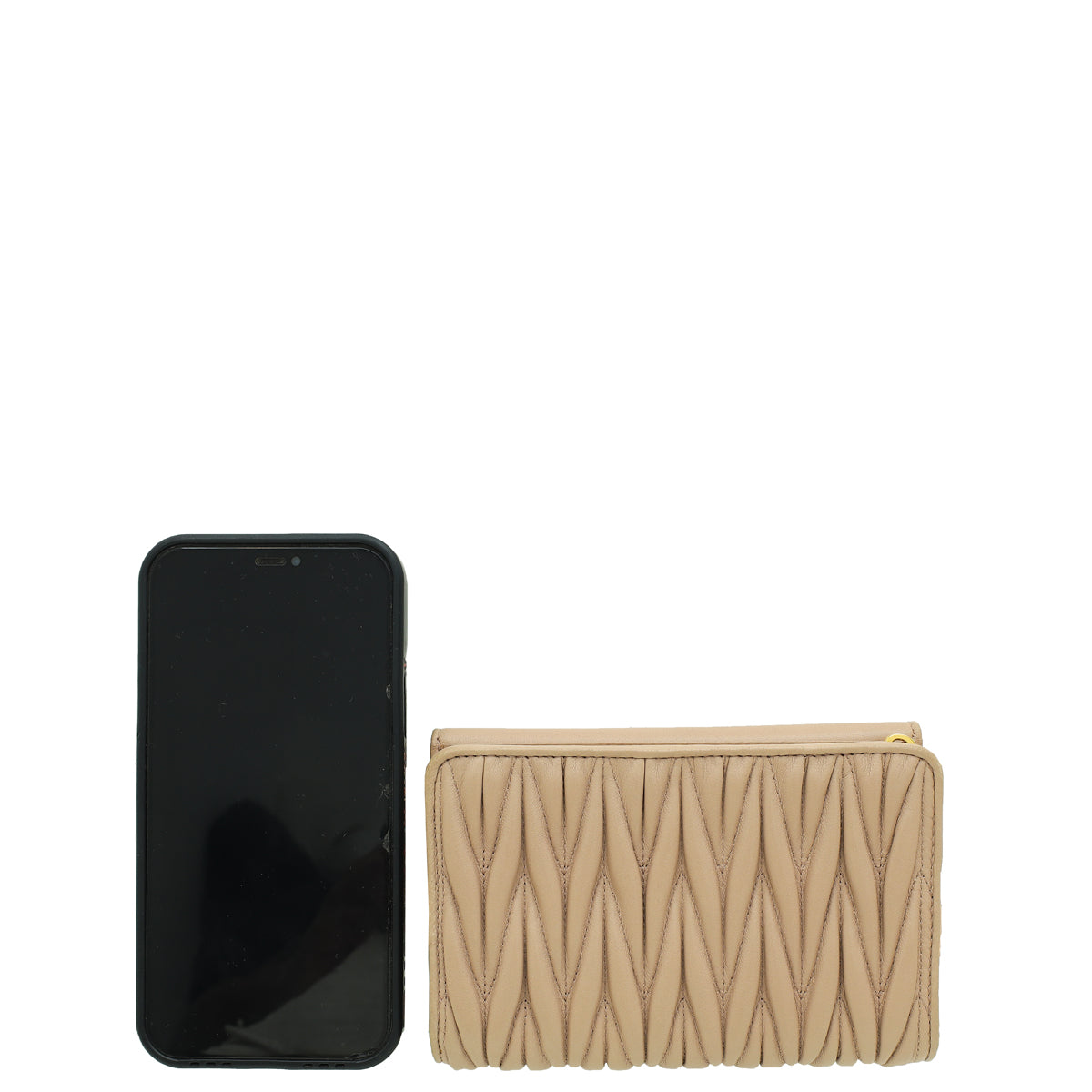 MIU MIU Cammeo Small Matelassé Wallet-MIU MIU-THE CLOSET