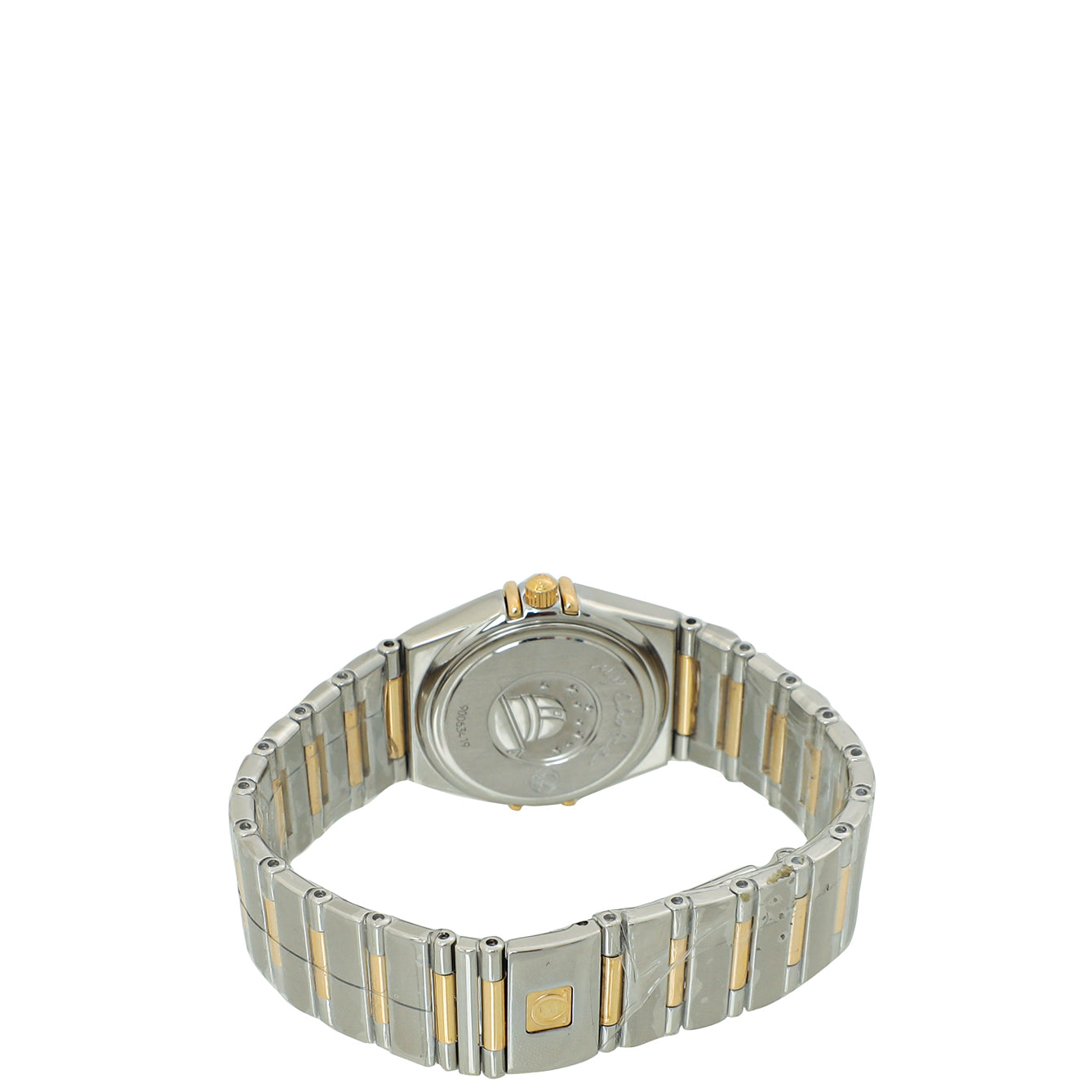 Omega 18K Yellow Gold/Stainless Steel Multi Stone Constellation Iris 25mm Quartz Watch-Omega-THE CLOSET