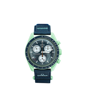 Omega Bicolor Swatch Speedmaster Moonswatch Mission On Earth 40mm Watch