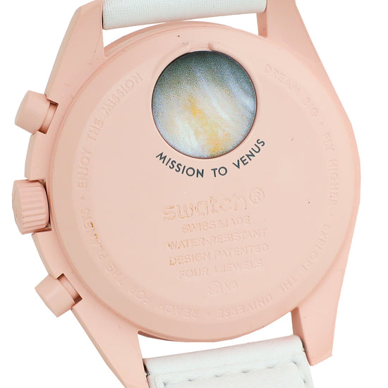 Omega Bicolor X Swatch Speedmaster Moonswatch Mission to Venus 41mm Watch