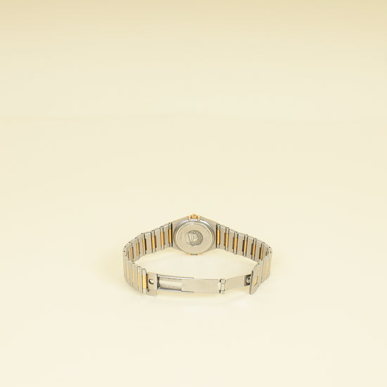 Omega 18K Yellow Gold/Stainless Steel Constellation Diamond 25mm Watch