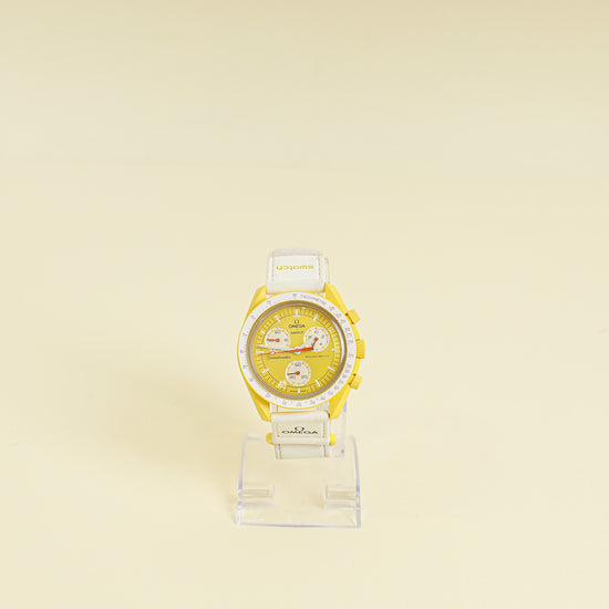 Omega Bicolor X Swatch Speedmaster Moonswatch Mission to the Sun 41 mm Watch