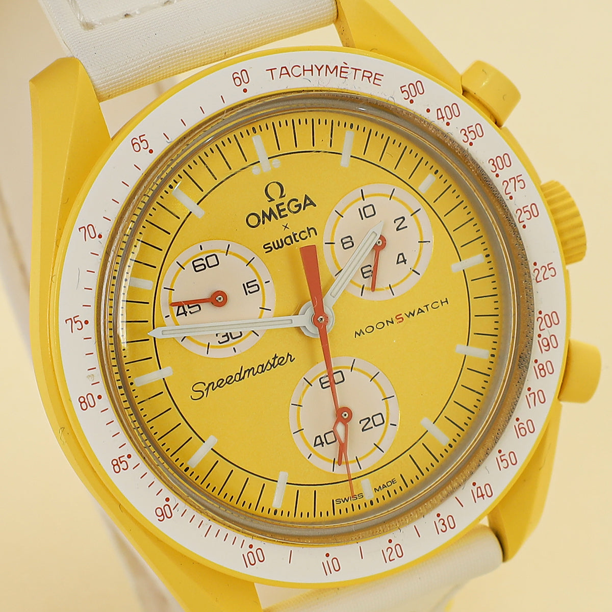 Omega Bicolor X Swatch Speedmaster Moonswatch Mission to the Sun 41 mm Watch