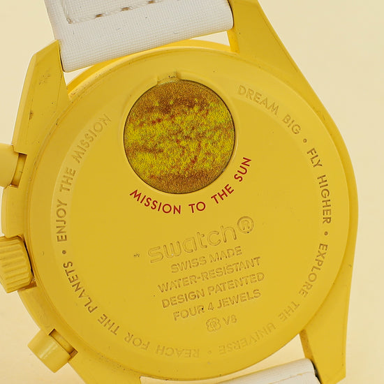 Omega Bicolor X Swatch Speedmaster Moonswatch Mission to the Sun 41 mm Watch